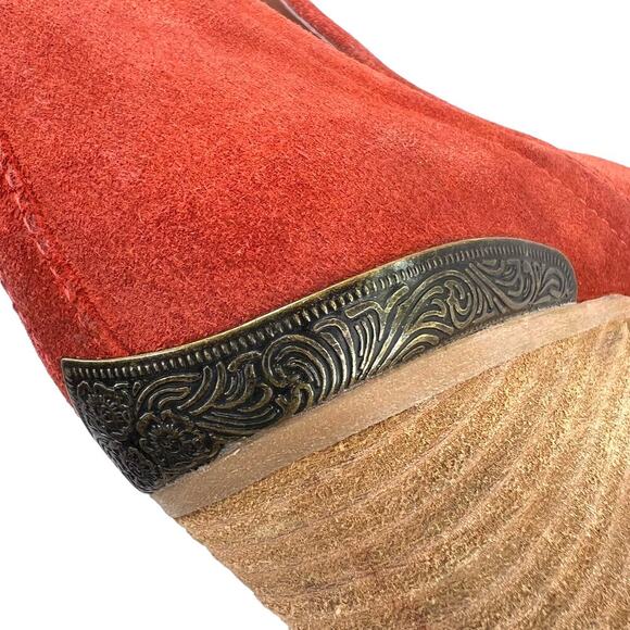 JEFFREY CAMPBELL for FP Comwell Ankle Boots in Rust Women's Size 8 - Picture 12 of 16